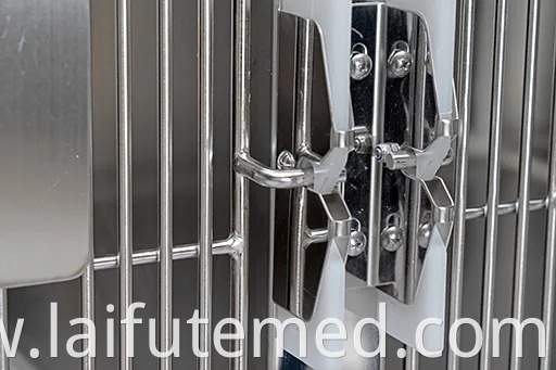 Vet Animal Stainless Steel ICU Oxygen Dog Cage